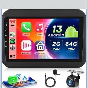 2G+32G Double Din Android Auto Car Touch Screen Stereo For Suzuki Ignis 16-2020